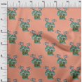 thumbnail image 2 of oneOone Silk Tabby Fabric Bird & Mushroom Block Fabric Prints By Yard 42 Inch Wide, 2 of 4
