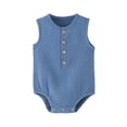 thumbnail image 2 of Birdeem 3-24 Months Jumpsuit Summer Gauze Thin Sleeveless Newborn Clothes Rompers, 2 of 12