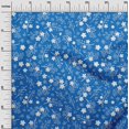 thumbnail image 3 of oneOone Georgette Viscose Blue Fabric Asian Floral Fabric For Sewing Printed Craft Fabric By The Yard 42 Inch Wide, 3 of 4