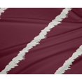 thumbnail image 5 of oneOone Polyester Spandex Maroon Fabric Stripe Sewing Material Print Fabric By The Yard 56 Inch Wide, 5 of 5