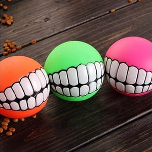 Agiferg Sound Ball Pet Dog Puppy Squeaky Chew Toy Squeaker Ball Funny Toys