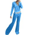 thumbnail image 2 of DPTALR Ensemble Décontracté pour Femmes avec Poche, Col Rond, Manches Longues + Pantalon, 2 of 8