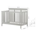 thumbnail image 4 of South Shore, Cotton Candy collection, Baby Crib 4 Heights with Toddler Rail, 4 of 11