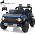 thumbnail image 1 of 24V 2 Seater Ride on Cars for Big Kids, Licensed Ford Bronco Raptor Powered Ride on Toy Truck with Remote Control, Spring Suspension, Bluetooth, LED Light, Electric Car for Kids 3-8 Boys Girls, Blue, 1 of 8