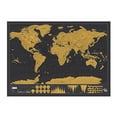 thumbnail image 1 of Pcksrro Home Decorations Items and Hanging Ornaments Deal!Scrape Open The World Map Scrape Off The World Map Gold Frame Tool Travel Map Scrape Off The Travel Gift, 1 of 9