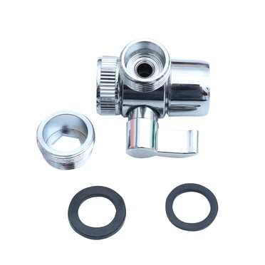 SHISUYAN Metal Faucet Diverter Faucet Adapter Hose Attachment Connector for Washing Machine Water Diversion