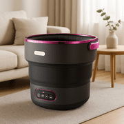 Mini Portable Washing Machine & Dryer, 13l Folding Compact Washer with 3 Cleaning Modes, Collapsible Automatic Small Laundry Machine for RV, Dorm, Travel, Camping, Apartment