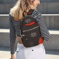 thumbnail image 5 of Vsdgher Christmas Gnomes In Red Hats Print Canvas Backpack Travel Rucksack Unisex Knapsack 15.7/17.7Inch Laptop Backpack for Work,College-Medium, 5 of 5