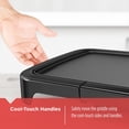 thumbnail image 2 of BLACK + DECKER Family-Sized Electric Griddle with Warming Tray, 20" x 11" Large Non-Stick Surface, 2 of 8