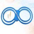 thumbnail image 2 of 8-shaped Wool Hat Sweater Knitter DIY Knitting Looms with Three Small Accessories (Blue), 2 of 7