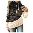 thumbnail image 3 of Pxiakgy Sweat à Capuche Long Manches Décontracté Contraste Camouflage Noir m, 3 of 3