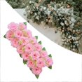 thumbnail image 2 of pitrice Arch Rose Flower Panel Table Runner Bouquet for Wedding Pink, 2 of 8