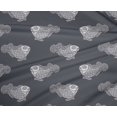 thumbnail image 4 of oneOone Polyester Lycra Fabric Fish Block Print Fabric By The Yard 56 Inch Wide, 4 of 4