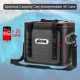 thumbnail image 2 of Costway 36 Cans Large Soft Pack Cooler Bag Insulated Water-Resistant For Picnic Camping, 2 of 10
