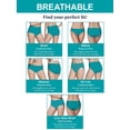thumbnail image 2 of Fruit Of The Loom Womens Breathable Micro-Mesh Low-Rise Brief Panty 6 Pack, 9, 2 of 6