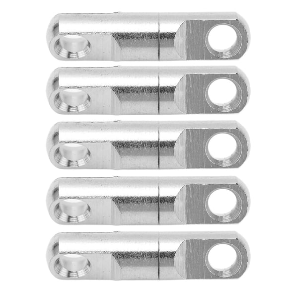 Émerillons de Pêche Crochet Émerillons de Pêche Connecteur d'Hameçon 5 Pcs/ensemble Acier Inoxydable Type Colonne Roulement à 360° Émerillons de Pêche Connecteur d'Hameçon