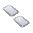 thumbnail image 1 of Oleegame 2 Pcs Napperon 4 Pcs Cadre Napperon Occidental Pvc Tapis Isolant Thermique Rectangulaire Simple Napperon de Table Ménage Napperon Sans Rinçage Argent, 1 of 7