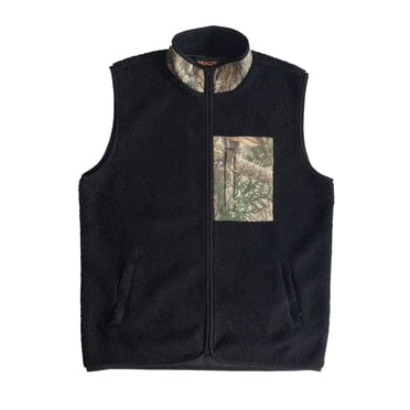 Real Tree Teddy Sherpa Zip Vest