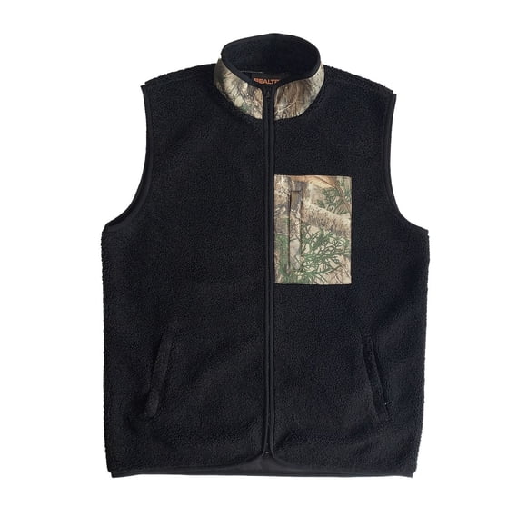 Real Tree Teddy Sherpa Zip Vest
