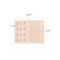 thumbnail image 3 of INSPIRE CHIC Women's Elastic Bra Hook Extensions 3 Rows 2 Pcs Apricot 2 and Skin Color, 3 of 6