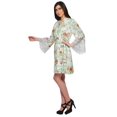 thumbnail image 2 of Moomaya Printed Cotton Robes For Women Plus Size Kimono Robe Short Nightwear, 2 of 6