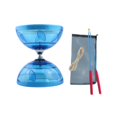 thumbnail image 1 of Lipstore Ensemble de Diabolo Chinois Amusant Portable Robuste 3 Roulements pour Enfants Débutants Extérieur Bleu, 1 of 8