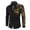 Noir, variante sur Pisexur Chemise à Manches Longues pour Hommes, Tissu de Haute Qualité, T-Shirt à Manches Longues, Mode Décontractée, Sport, Imprimé, Slim, Col à Revers, Noir, 2TG