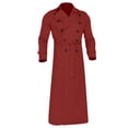 thumbnail image 5 of Qertyioot Hauts pour Hommes Mode Veste Décontractée Extérieur Manches Longues Manteau Chaud, 5 of 5