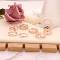thumbnail image 3 of Ensemble de 12 Bagues d'Orteil Fleur Ajustables pour Femmes, Bague à Queue Ouverte, Kit de Bijoux, 3 of 6