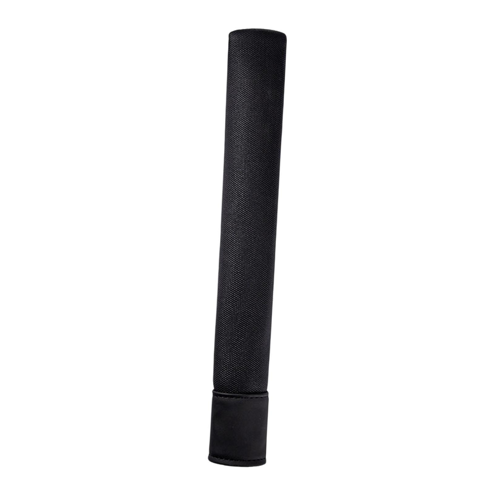 S SERENABLE Golf Alignment Stick Cover PU Leather Cover for Women Men Black