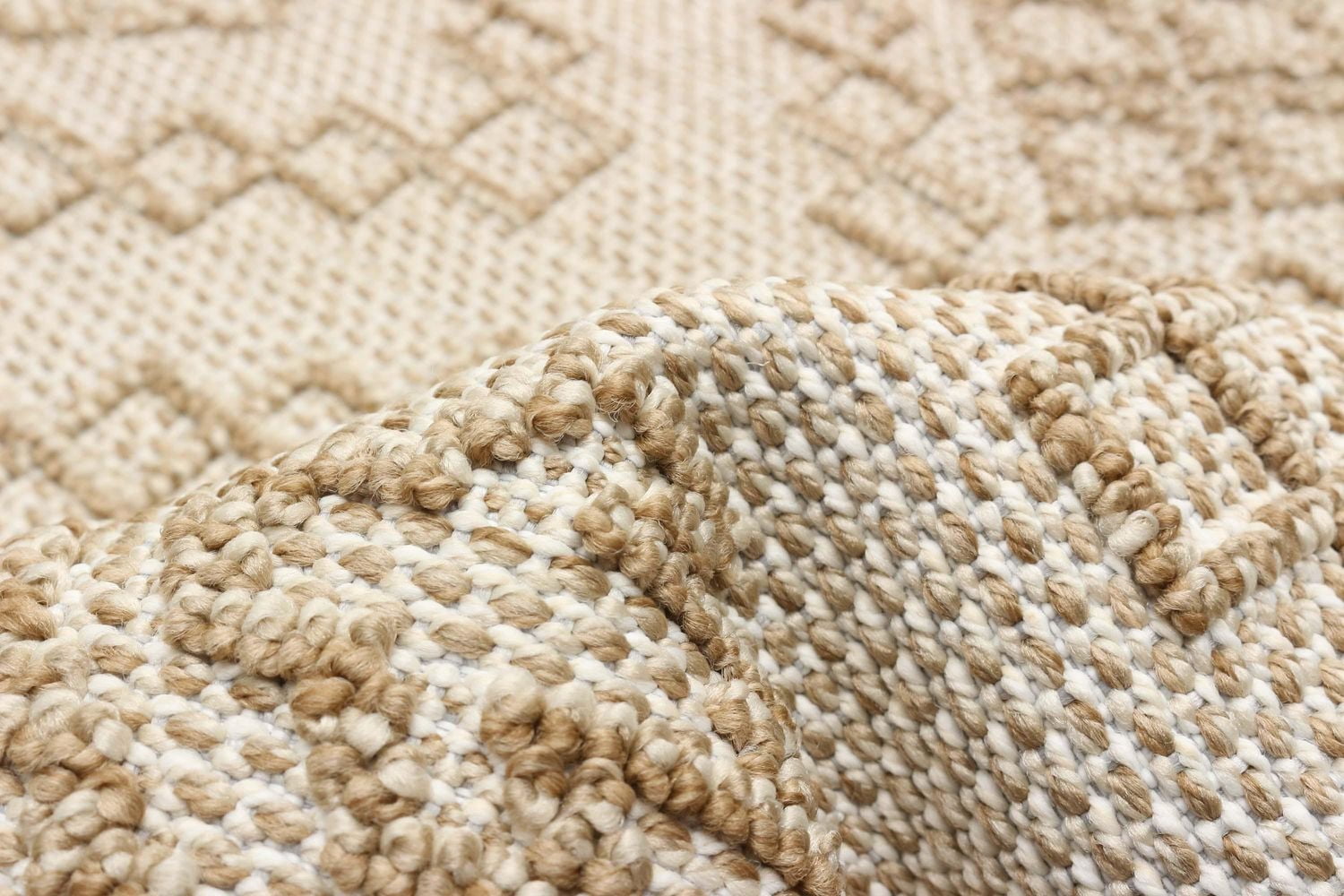 Tapis ECARPET Style Jute pour Chambre à Coucher, Salon