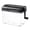Black, variant on LCXmlly Non electric Shredder Manual Shredder Portable, Large Capacity, Clear Visible, slip Mini Hand Cutting Shredding Tool (1 Pc)