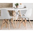 thumbnail image 2 of Heavenly Collection White Wood Chair, 2 of 6
