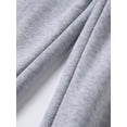 thumbnail image 4 of Innerwin Hoodies And Sweatpant Set Solid Color Mens Tracksuit Winter Hooded Warm 2 Piece Hoodie Light Gray L, 4 of 8