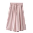 thumbnail image 1 of Timegard Wide Leg Pants for Women Capris Elastic High Waisted Drawstring Casual Loose Cropped Pants, 1 of 4