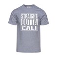 thumbnail image 1 of Mens Straight Outta Cali Short-Sleeve T-Shirt - Heather Grey - Large, 1 of 1
