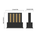 thumbnail image 3 of pitrice USB BT 5 .0 USB Wireless Computer Adapters Audio Receiver Bluetooth -compatible Dongles Laptop Earphone Sender 13x14x6mm 1Set, 3 of 6