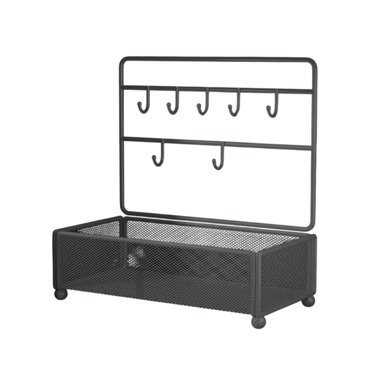 Wall Jewelry Organizer,Jewelry Rack Organizer Desktop Trinket Display Rack Desktop Shelf Hangable Shelf Iron Shelf,Shelf Organizers and Storage,Desktop Organizers and Storage