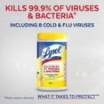 thumbnail image 4 of Lysol Disinfecting Surface Wipes, Disinfectant, Citrus Scent, 35 wipes, 4 of 7