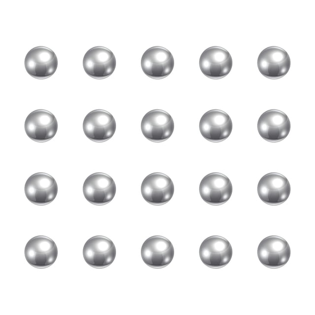 Unique Bargains Billes de Roulement en Acier Chromé 4 mm G5 Précision, Lot de 30