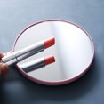 thumbnail image 3 of Miroir à Main, Miroir Portatif avec Poignée, Miroir de Maquillage Rétro Haute Définition pour la Beauté, portable, Bagage de Cabine, 3 of 5