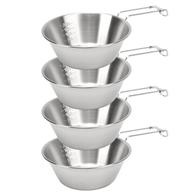 Portable Camping Bowls, Camping Bowls 4 Pieces For Hiking
