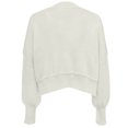 thumbnail image 4 of CEHVOM Chandail Ample à Col Rond Uni pour Femmes en Liquidation, 4 of 5