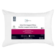 Mainstays Extra Firm Support Bed Pillow, S/Q- Cotton Cover, Side Sleeper