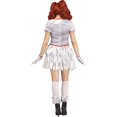 thumbnail image 2 of Fun World Costumes Womens Carnevil Clown Small White, 2 of 2