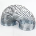 thumbnail image 2 of 80x100mm Giant Magic Rainbow Metal Slinkys Spring Big Classic Walking Jumbo Steel Toy Spring, 2 of 5