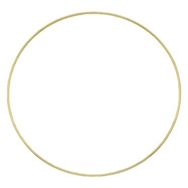 KLKCMS Metal Crafts Hoops s, Wreath Macrame Catchers, 25cm