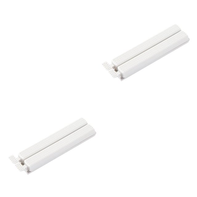 serony 2 Pcs Clip de Scellage Couleur Pure Conservation des Aliments Couleur Pure Pochette à Thé Collation beige S 2Set