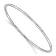 thumbnail image 1 of Bracelet Jonc à Enfiler en Or Blanc 14k 2,5 mm, 1 of 8