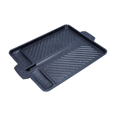 Korean Style Grilling Pan Omelette Pan Barbecue Grill Pan for Frying Restaurant
